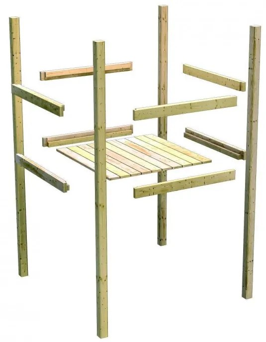 Detské ihrisko so šmýkačkou Dekorhome