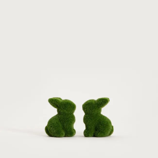 Sada dvoch veľkonočných dekorácií POLY zajac 763915 (2 ks)