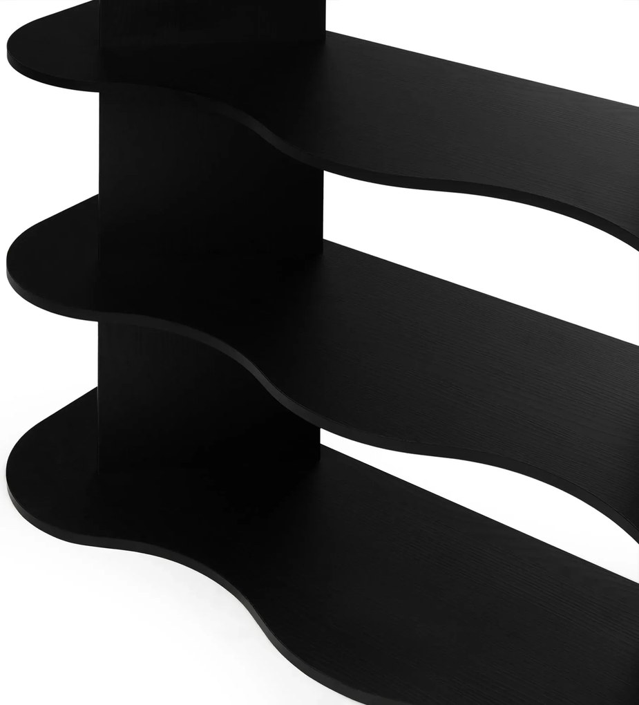 Knihovna Rheo 120 cm černá
