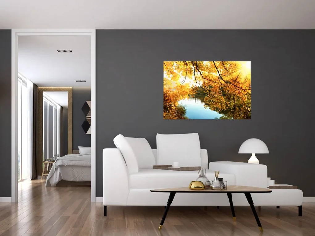 Obraz - Jesenný strom (90x60 cm)