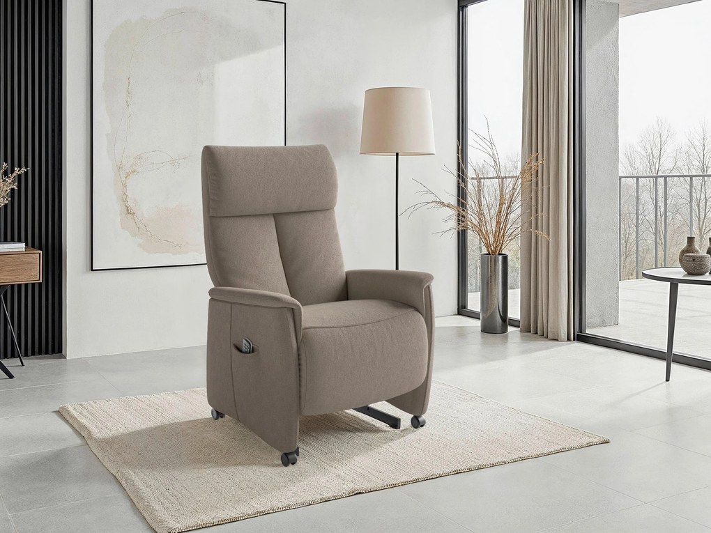 XXXLutz RELAXAČNÉ KRESLO, textil, taupe Sit & More - Online Only obývacie izby - 00014403243N