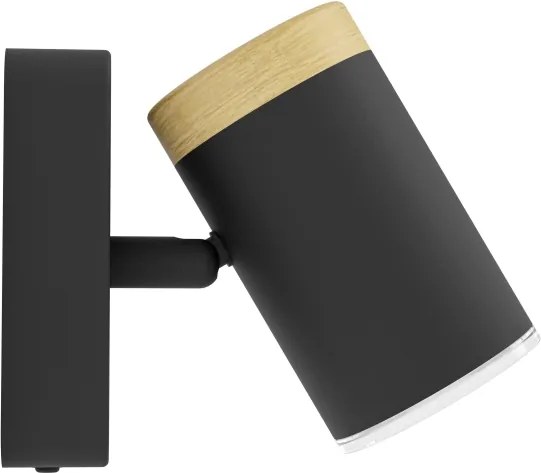 Eglo 300001 - Kúpeľňové nástenné bodové svietidlo CONSUMA 1xGU10/3W/230V IP44 čierna/béžová