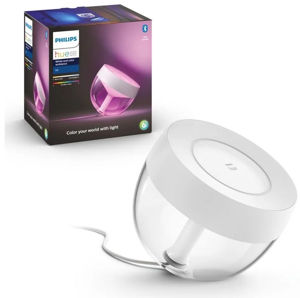 Philips - LED RGB Stmievateľná stolná lampa Hue IRIS LED/8,2W/230V biela