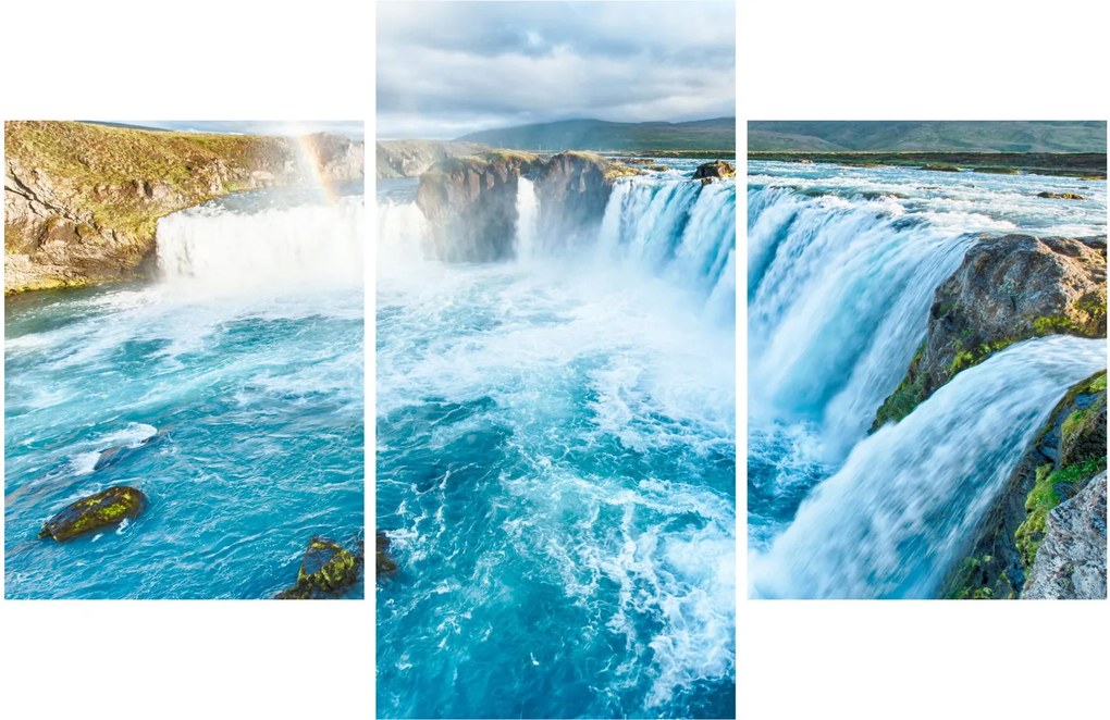 Obraz - Vodopád Godafoss (90x60 cm)