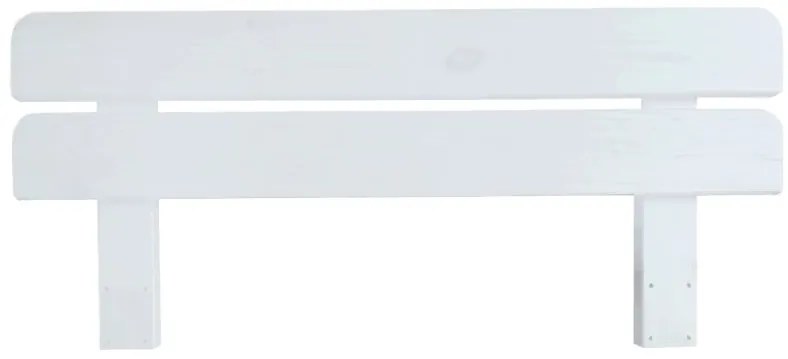 Detská poschodová posteľ z masívu borovice HONZA - 200x90 cm - biela