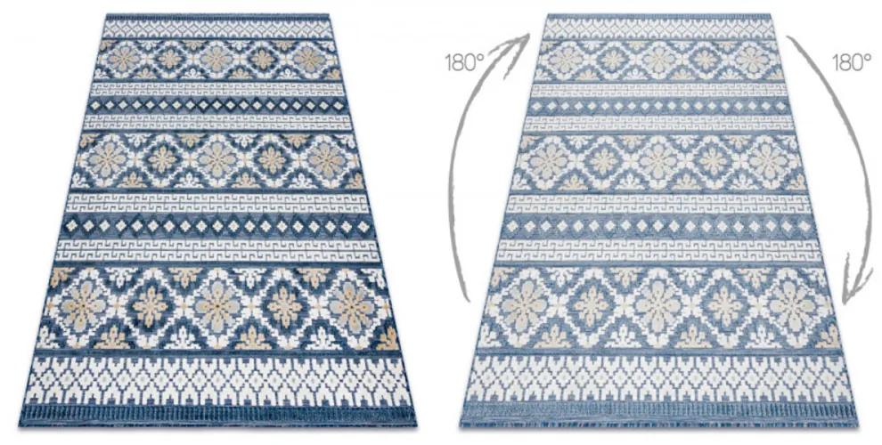 Vonkajšie kusový koberec Boxo modrý 117x170cm