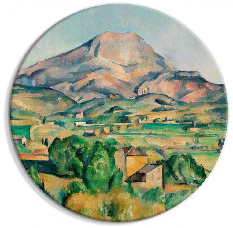 Artgeist Okrúhlý obraz - Mont Sainte-Victoire (Paul Cézanne) Veľkosť: 40x40