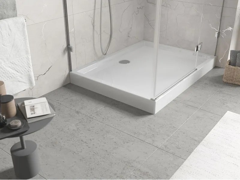 Mexen Flow+ obdĺžniková sprchová vanička 120 x 70 cm, biely lesk - 46R107012H