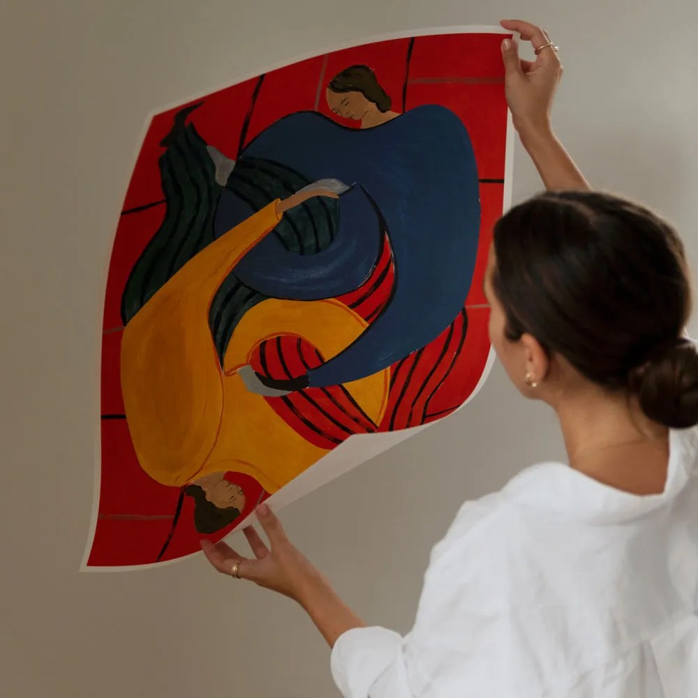 Moikka Plagát Hold You Red by Sofia Lind 70x100 cm