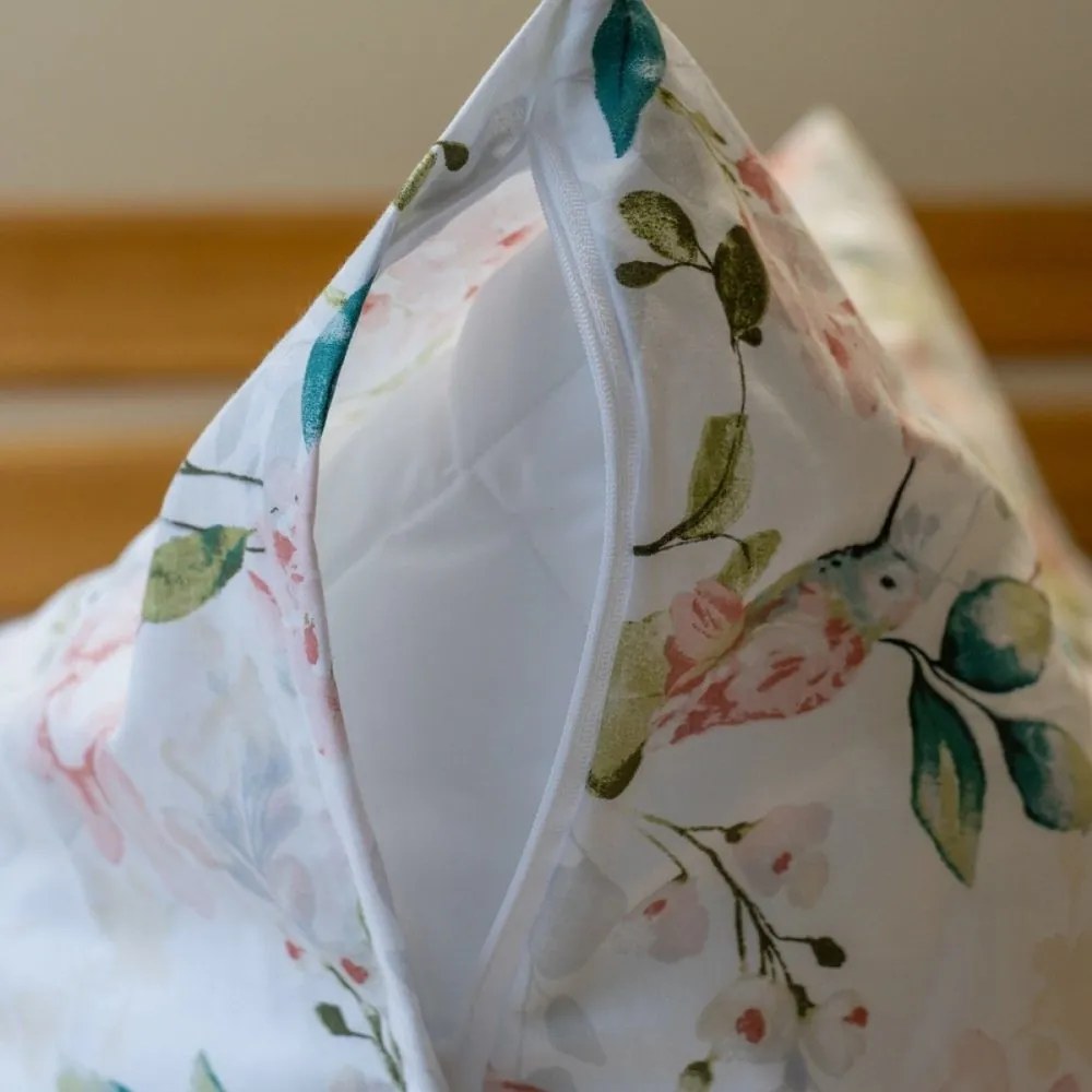 Polášek Bavlnené obliečky RUŽOVÉ KVETY - 40 x 40 cm