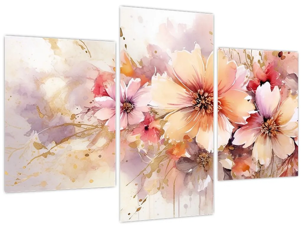 Obraz - Kvety (90x60 cm)