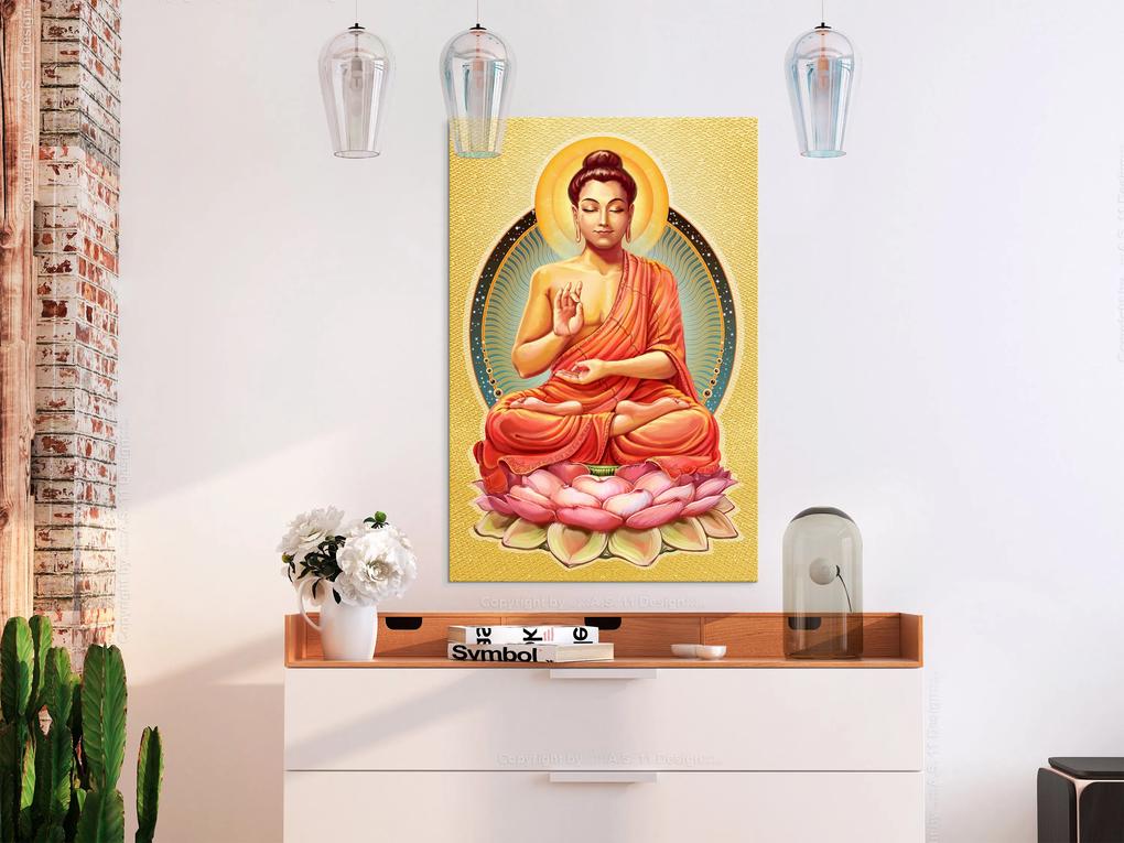 Artgeist Obraz - Peace of Buddha (1 Part) Vertical Veľkosť: 40x60, Verzia: Premium Print