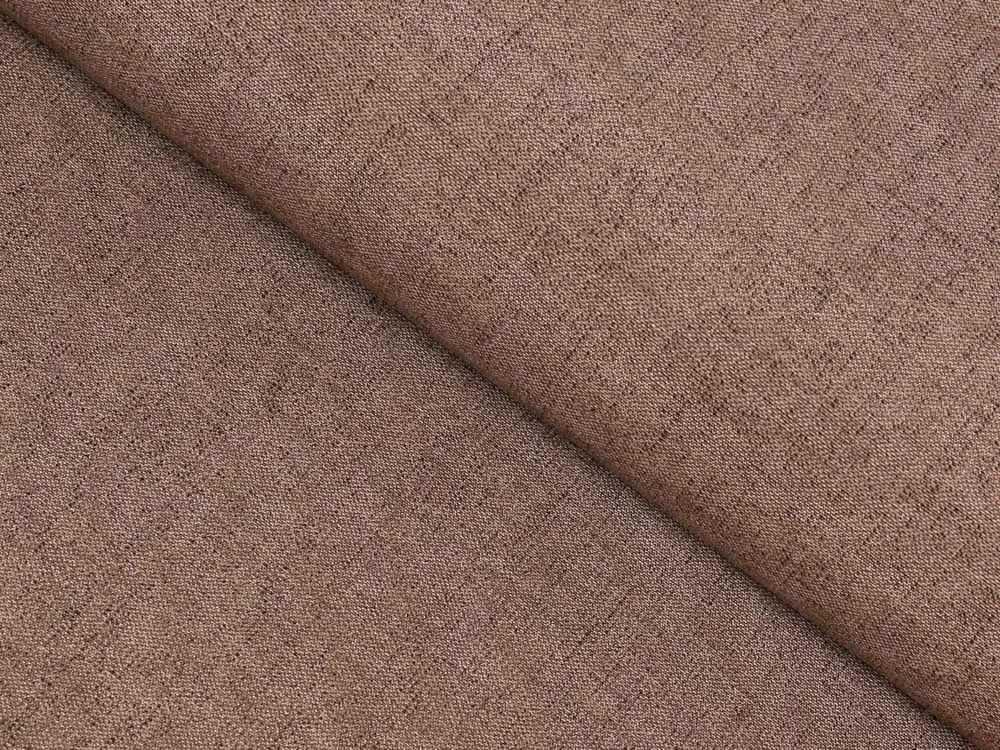 Biante Dekoračný záves Porto PRT-016 Hnedá režná - šírka 130 cm 130x170 cm