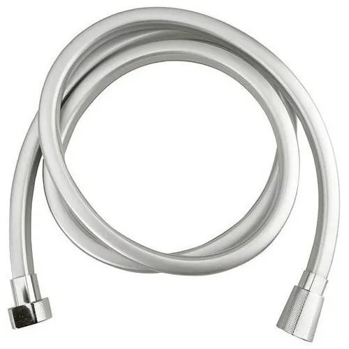 Plastová sprchová hadica v striebornej farbe Quadroflex – Sapho