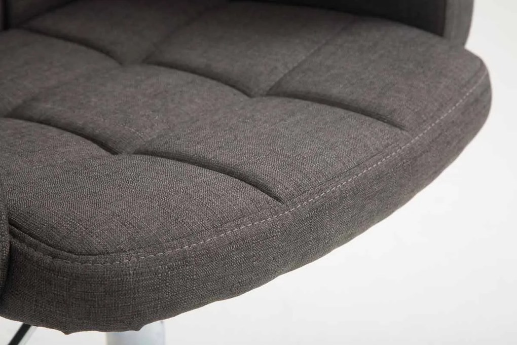 Design-Shop Pracovná stolička L.A. látka - Tmavo sivá