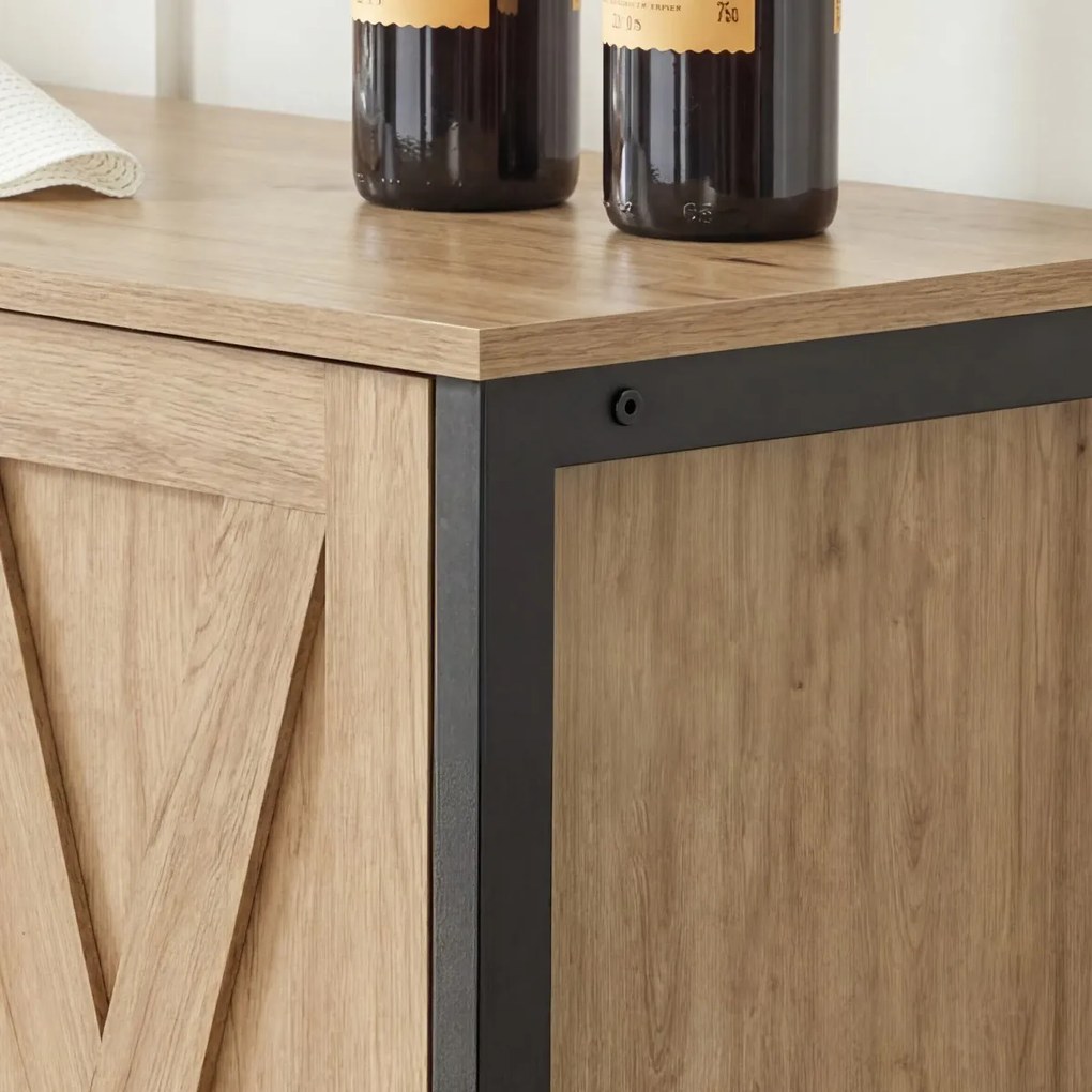 Komoda TAYLOR ARTISAN s otvorenými policami, 100x70cm