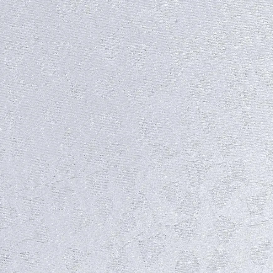 Obrus Glitter strieborná ginko 140x250 cm