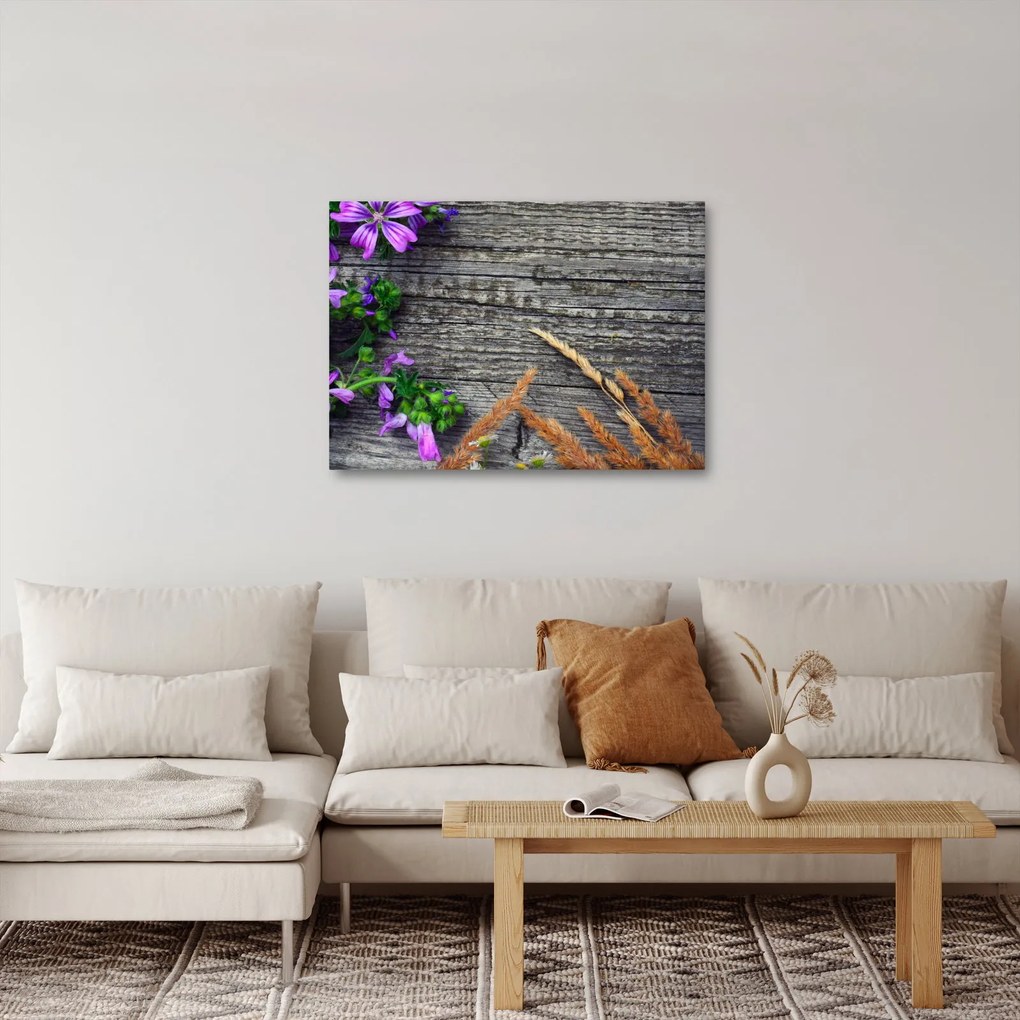 Obraz - lúčne kvety (70x50 cm)