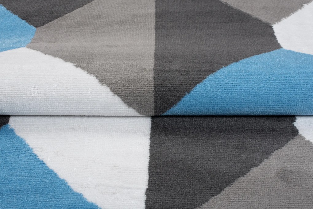 TA Koberec Z902B DARK GRAY MAYA PP EYM Čierny Obdĺžnikový Rozmer: 80x150 cm
