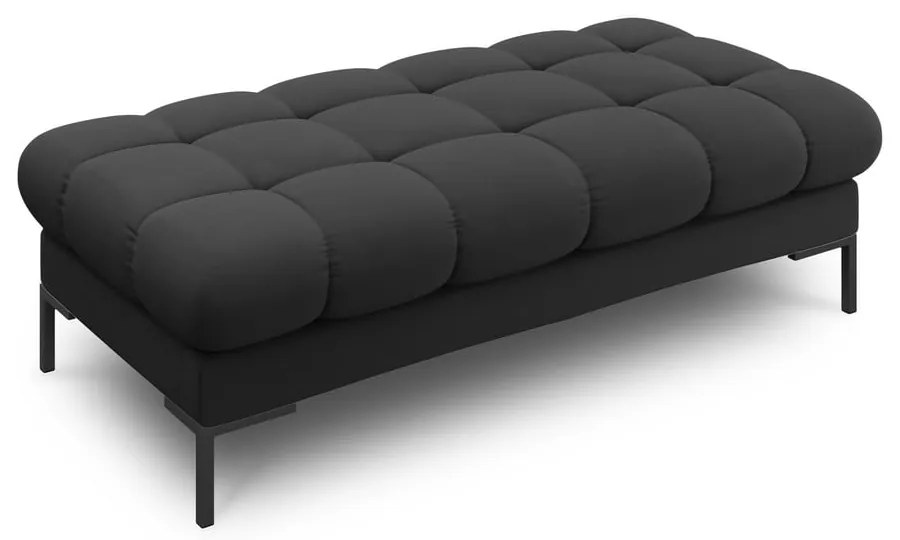 Tmavosivá polstrovaná lavica Bali – Cosmopolitan Design