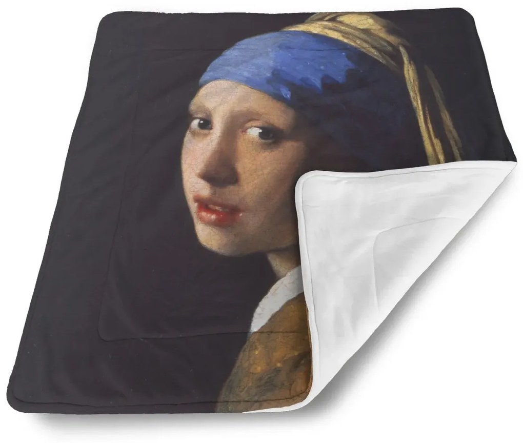 Sablio Deka pre bábätko Dievča s perlou - Johannes Vermeer - 80x100 cm