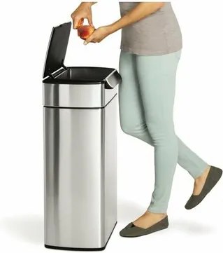Simplehuman CW2014 40 l Touch-bar kefovaná nerezová