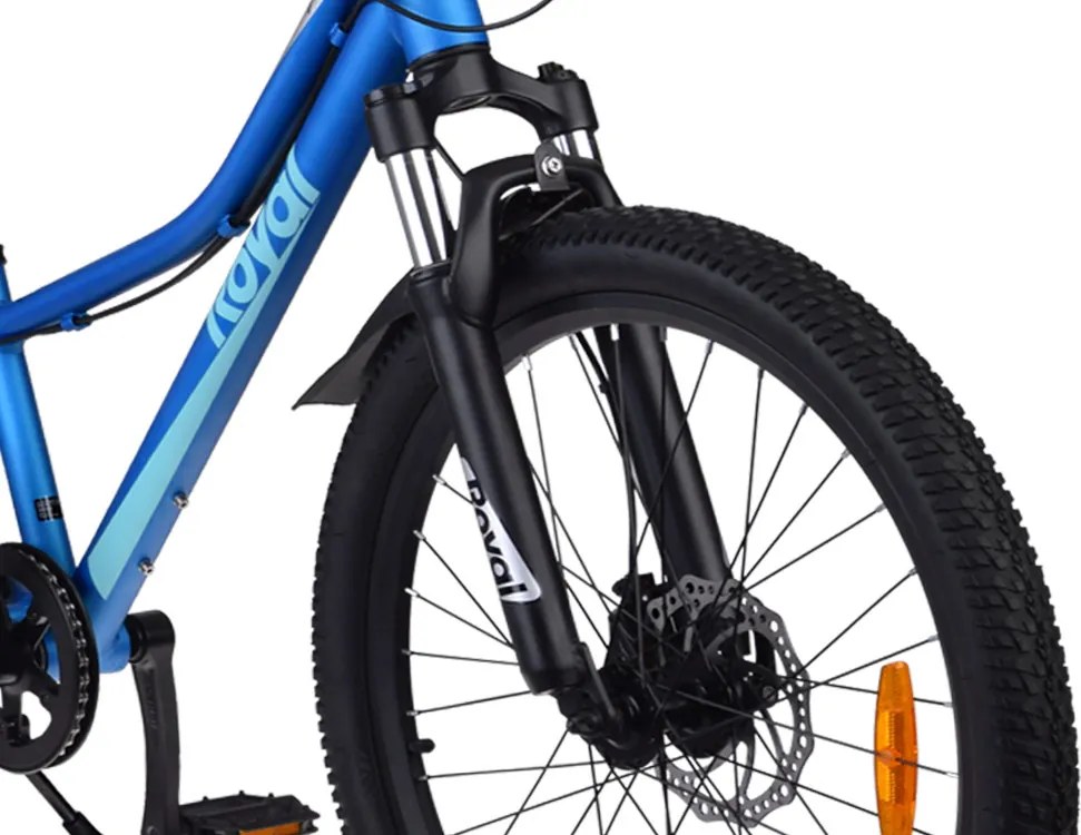 RoyalBaby bicykel 24 palcov Student Bicycle 7–17 pre deti a mládež RB24-37 modrý