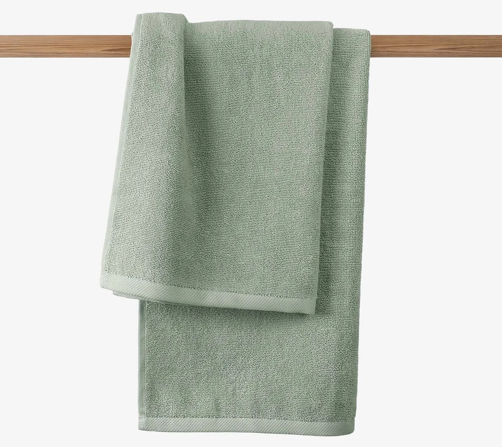 Goldea bavlnený froté uterák / osuška soft bez bordúry – šalviový 50 x 100 cm