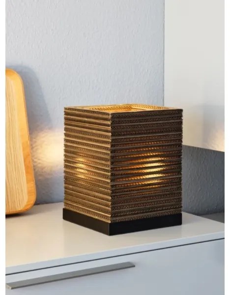 Ledvance - Stolná lampa DECOR CARDBOARD 1xE27/15W/230V 20x20 cm
