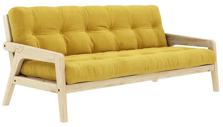 Menčestrová variabilná pohovka Karup Design Grab Raw/Honey