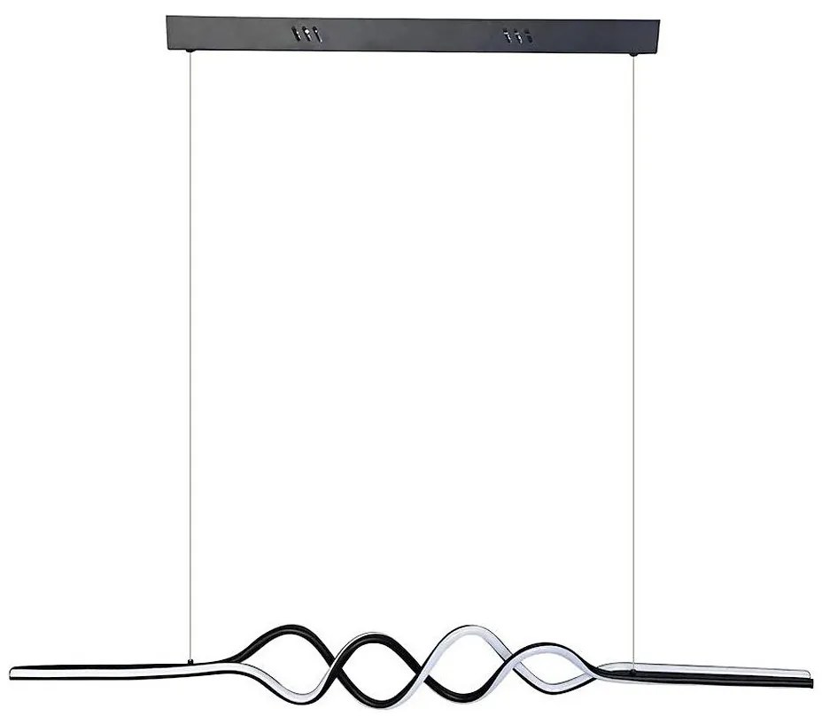 LED Luster na lanku ANCONA LED/36W/230V zlatá