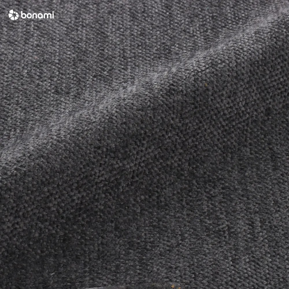 Tmavosivá rozkladacia rohová pohovka Miuform Scandic Lagom, ľavý roh