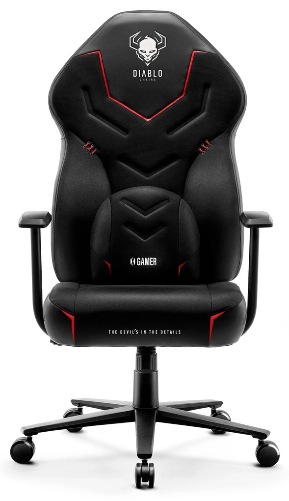 Herné kreslo Diablo X-Gamer 2.0 Normal Size, čierne