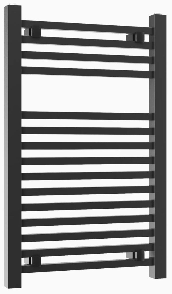 Gamma Erga Proper, vykurovacie teleso 800x500 mm, 466W, čierna, ERG-LAV-PROP-8050-BK