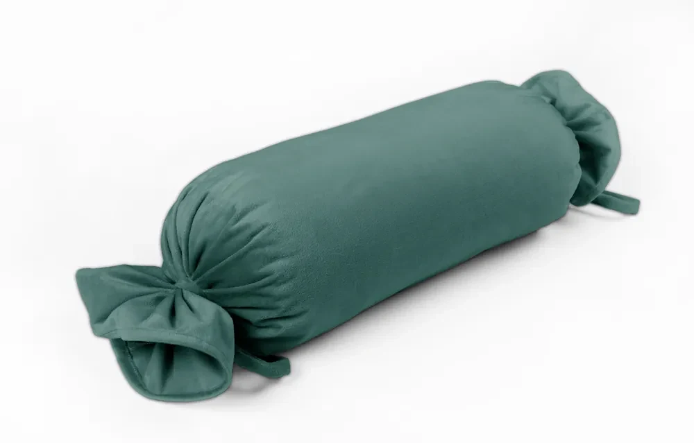 Biante Zamatový vankúš valec bonbon Velvet Prémium SVP-022 Ľadovo zelený 15x60 cm
