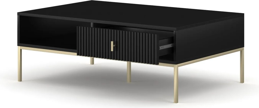 Konferenční stolek Maggiore 104 cm černý/zlatý II