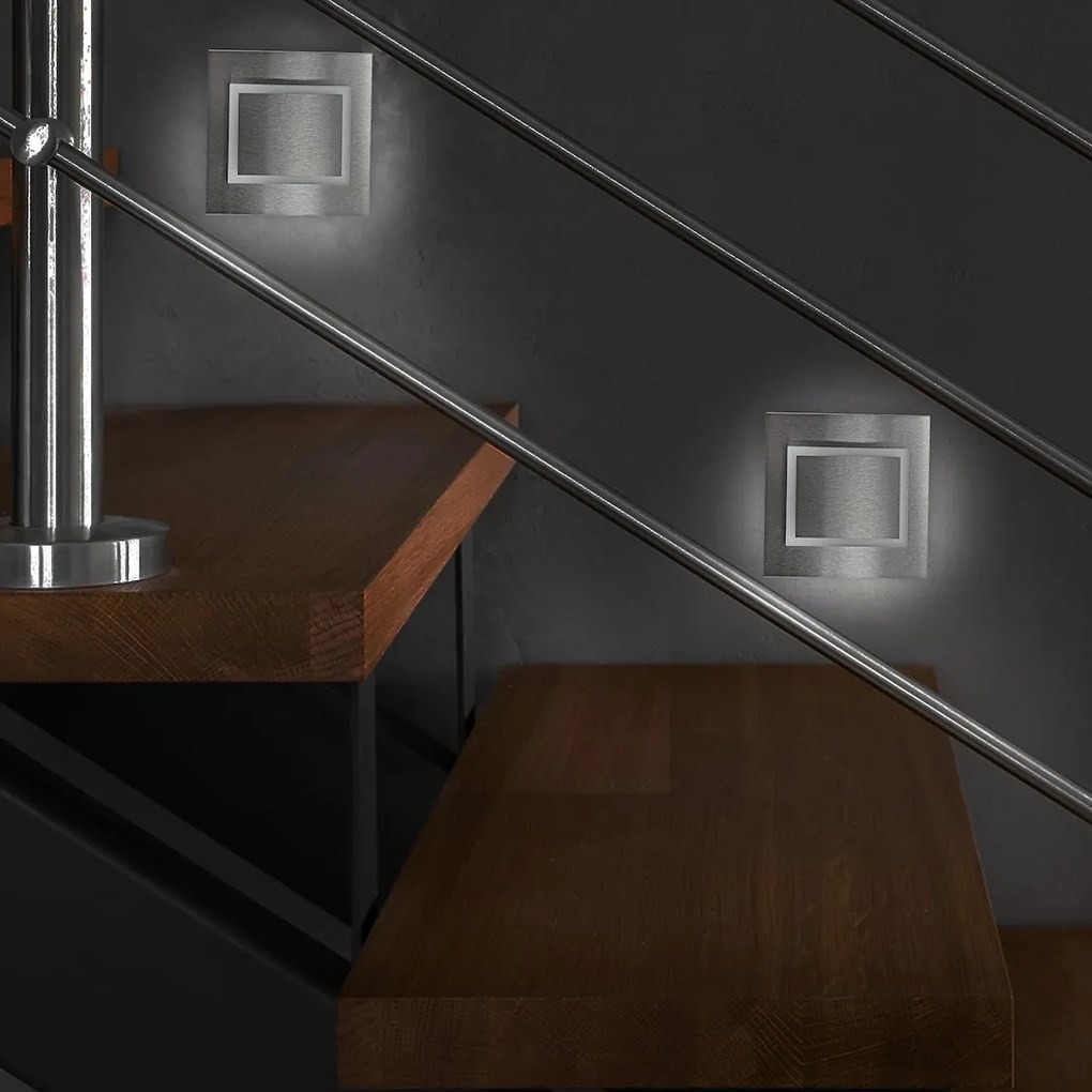 Schodiskové LED svietidlo Deco, 1x LED 0,6w, 4000k, s