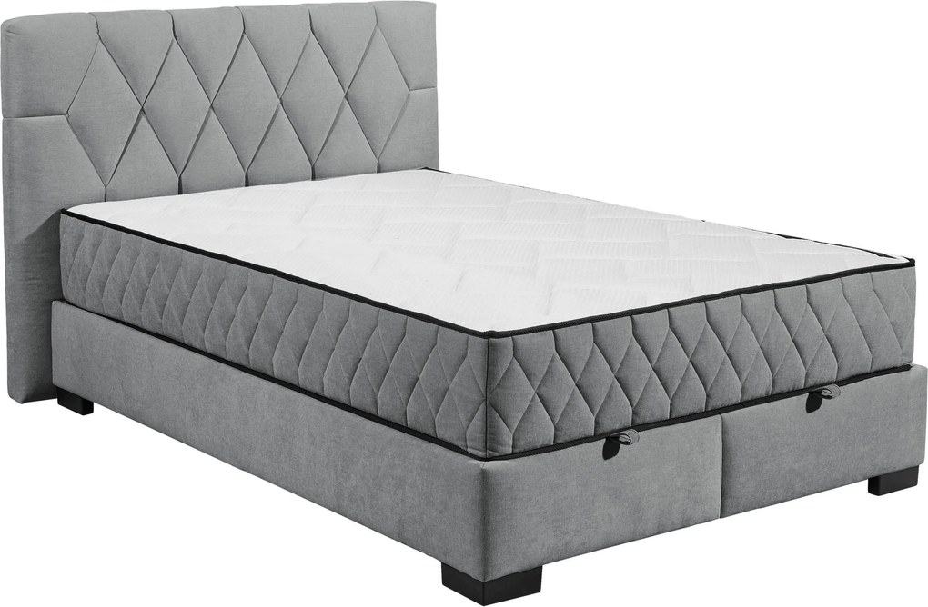 XXXLutz AMERICKÁ POSTEĽ, 140/200 cm, antracitová MID.YOU - Online Only spálne - 002220053805
