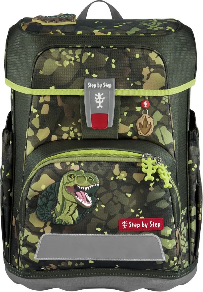 Školská aktovka Step by Step CLOUD, Dino Torex - 5-dielna súprava