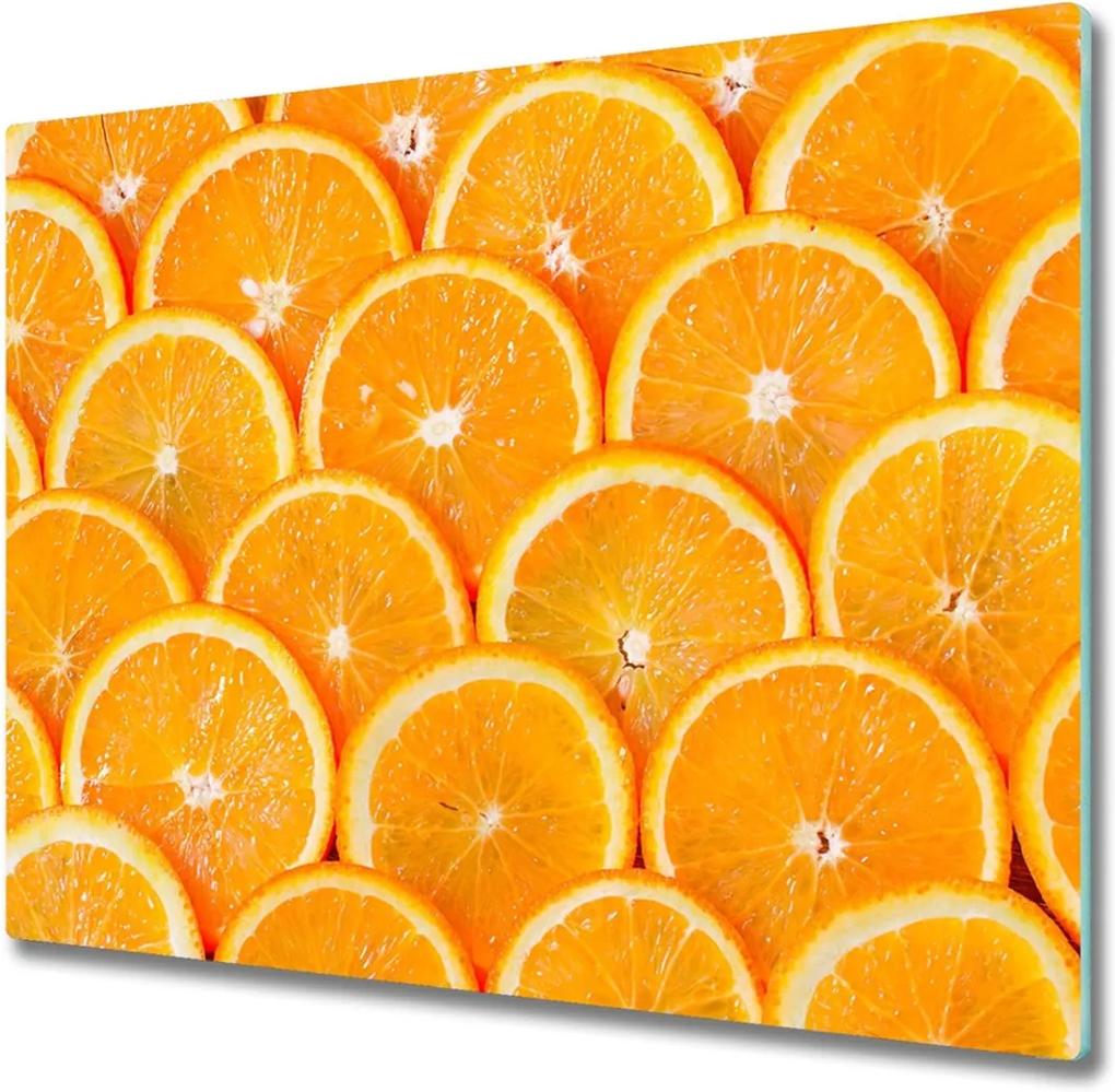 Skleněná krájecí deska Oranžové plátky