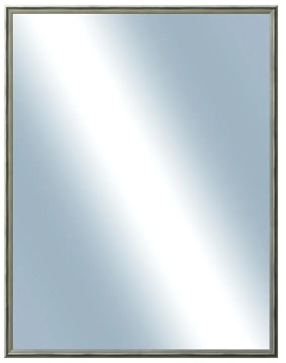 DANTIK - Zrkadlo v rámu, rozmer s rámom 70x90 cm z lišty Y-ka čierna linka (3125)