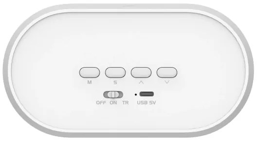 LED Stmievateľná nočná lampička s budíkom BUNNY LED/1,2W/5V 3000K