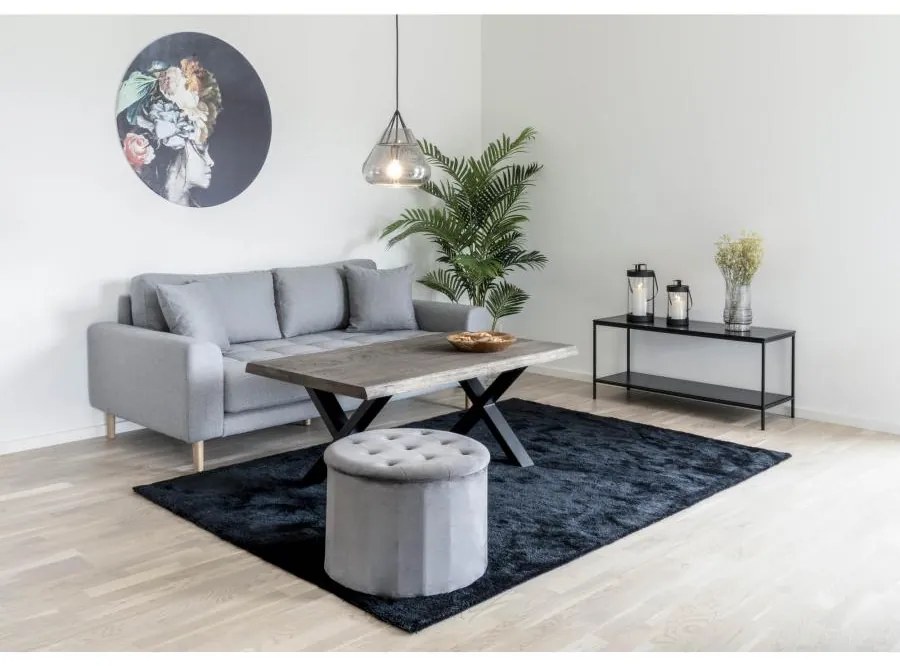 House Nordic - Elegantná 2-miestna pohovka LIDO LOUNGE 180 cm, svetlošedá