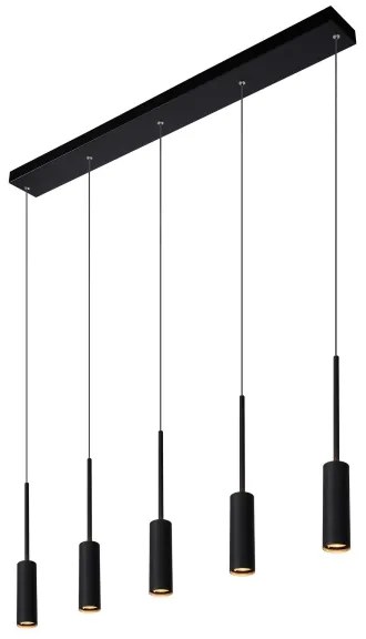 Lucide 24401/35/30 - LED Luster na lanku TUBULE 5xLED/7W/30V