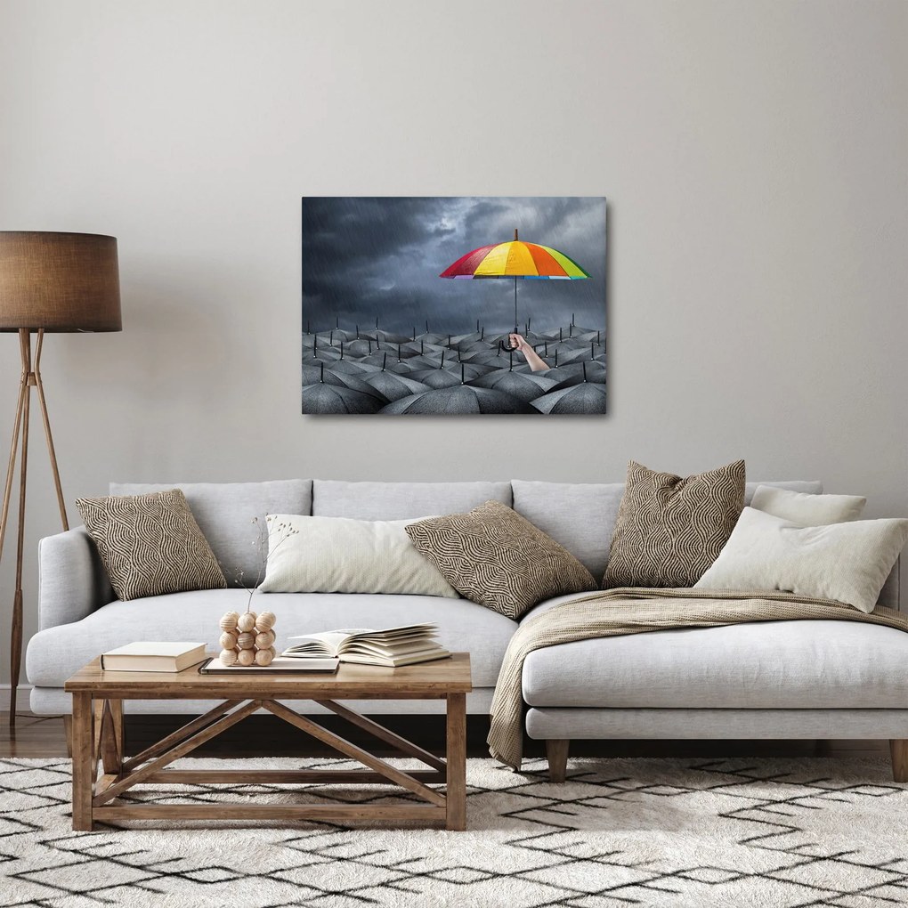 Obraz - Dáždniky (70x50 cm)