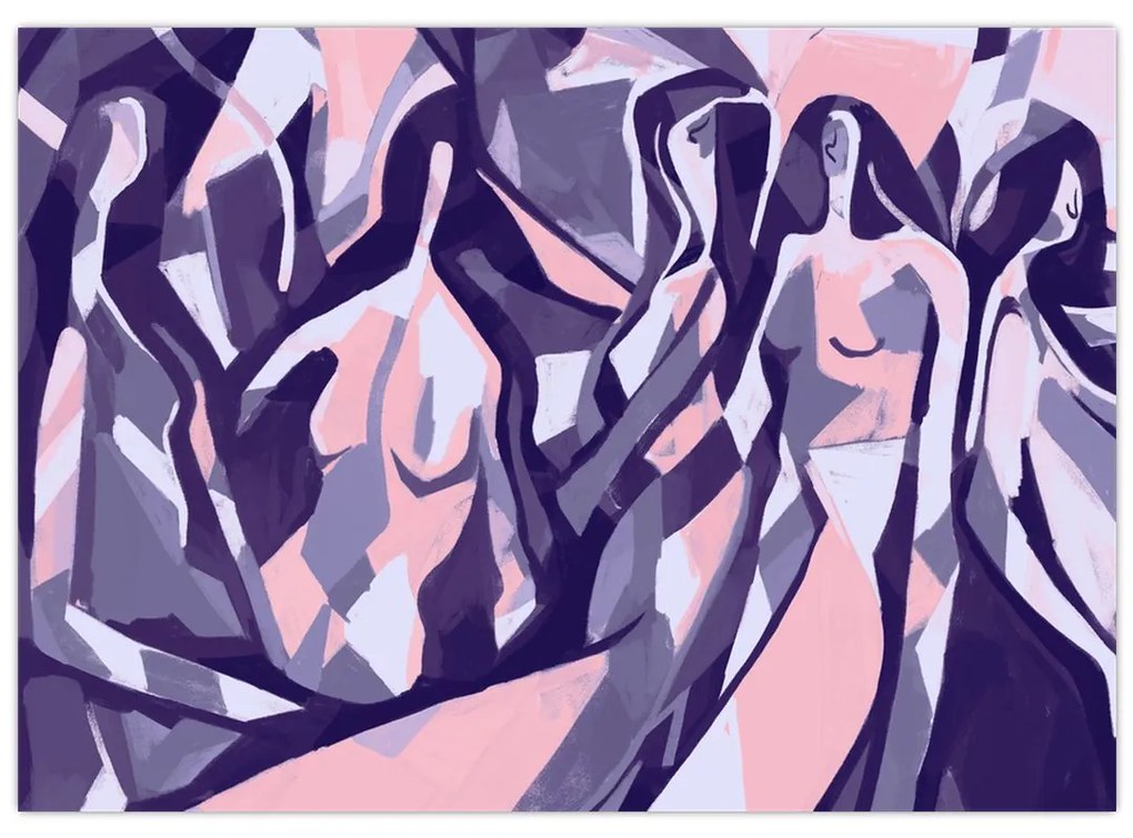 Obraz - Abstraktné ženy (70x50 cm)