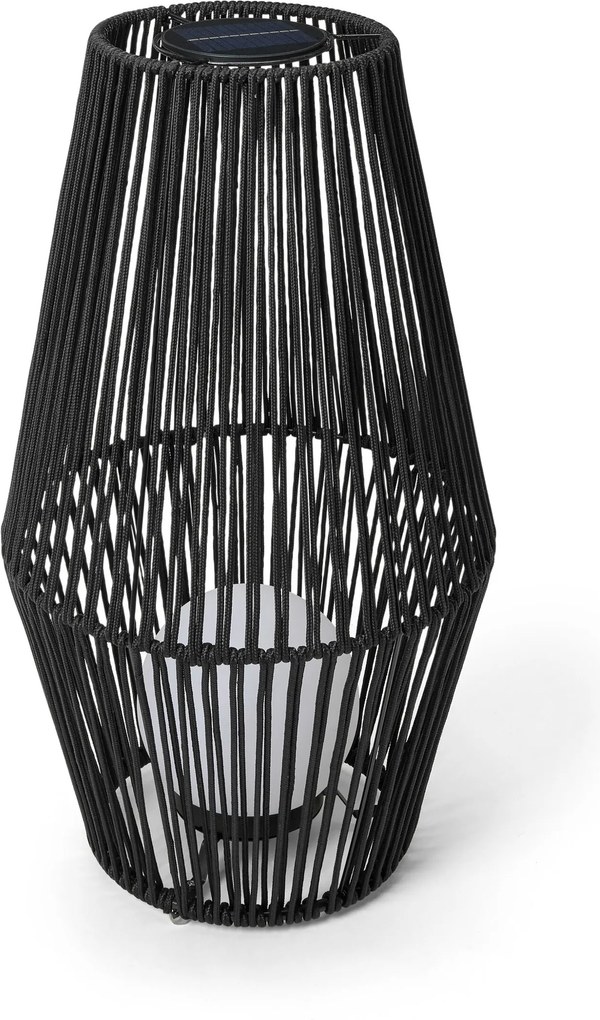 Solárny lampáš s textilnou šnúrkou, veľký