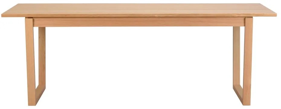 Prírodný jedálenský stôl v dubovom dekore Rowico Colonsay, 215 x 96 cm