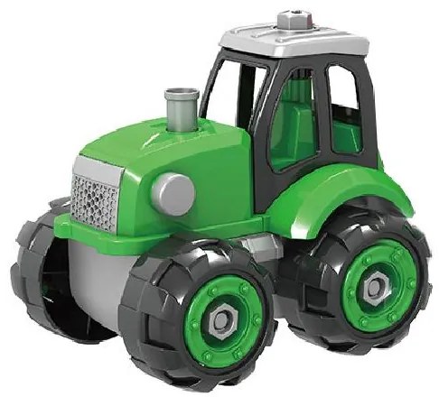Skrutkovací traktor s vlečkou