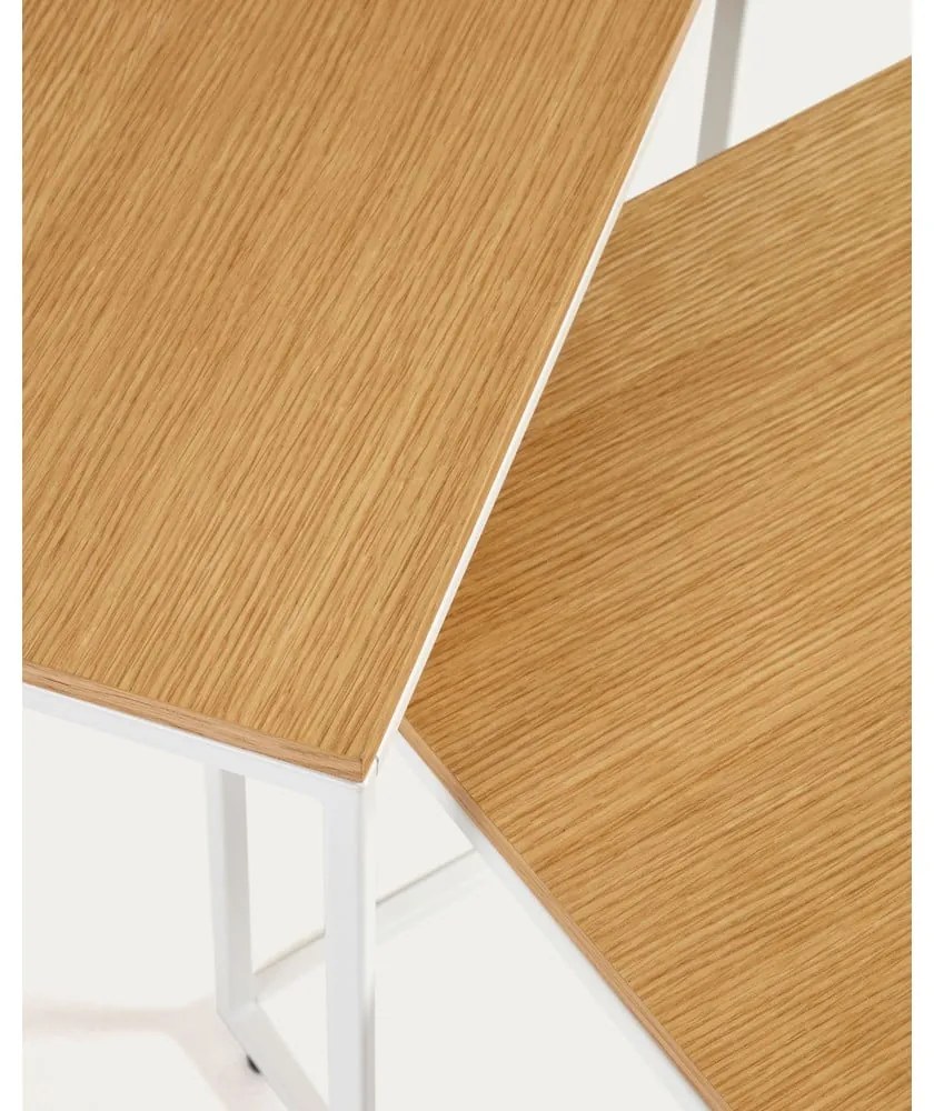 Odkladacie stolíky v súprave 2 ks v dekore duba 45x45 cm Yoana – Kave Home